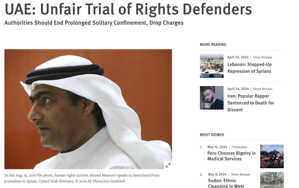 United Arab Emirates Rejects UN Concerns on Mass Trial as Death Penalty Verdicts Feared